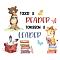 PVC Wall Stickers, Wall Decoration, Animal Pattern, 390x900mm