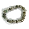 Natural Labradorite Stretch Bracelets, Chip, Inner Diameter: 2-1/8~2-3/8 inch(5.5~6cm)