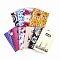 Printed Plastic Bags, Rectangle, Mixed Color, 40x30cm