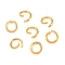 Iron Open Jump Rings, Golden, 6x0.9mm, 19 Gauge, Inner Diameter: 4.2mm, about 9000pcs/1000g