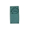 Handmade Microfiber Leather Labels, Rectangle, Garland, Dark Cyan, 50x25mm
