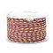 Multi-Color Decorative Braided Nylon Cord, Macrame Woven Rope, for Jewelry Making String Knitting Craft, Lavender, 2mm, about 25.1 yards(23m)/roll