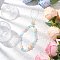 Moonstone Mobile Straps, with Nylon Threads, Cyan, 211mm