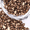 FGB Plated Glass Seed Beads, For Nail Art Decoration Accessories, No Hole/Undrilled, Chips, Camel, 2.0~5.0mm, about 450g/bag