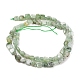 Brins de perles de cyanite verte naturelle G-O189-01-2