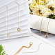 Beebeecraft 1 Box 10Pcs 18K Gold Plated Threader Earrings with 925 Sterling Silver Pins Pull Through Threaded Long Chain Drop Tassel with Loop 3.34inch KK-BBC0001-11-5