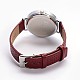 Alloy PU Leather Waterproof Japanese PC Movement Mechanical Wristwatches WACH-F007-07C-5