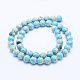 Synthetic Imperial Jasper Beads Strands G-F531-6mm-H04-2
