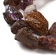 Hebras de cuentas de cuarzo lodolita púrpura natural áspero crudo/cuarzo fantasma púrpura G-I283-G06-01-4