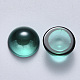 Transparent Spray Painted Glass Cabochons GLAA-S190-013B-E01-2