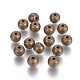 Perles rondes en alliage de style tibétain TIBEB-5204-AB-NR-1