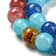Crackle Glass Beads Strands GLAA-F098-05C-23-3