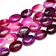 Natural Striped Agate/Banded Agate Oval Bead Strands G-L175C-M-2