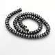 Non-magnetic Synthetic Hematite Beads Strands G-J233-01-2