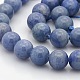 Natural Blue Aventurine Round Beads Strands G-N0120-08-10mm-1