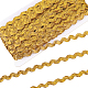 Sparkle Wave Pattern Metallic Polyester Ribbon OCOR-WH0047-15B-1