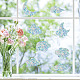 16 Uds. Pegatinas estáticas de película de ventana teñida con láser de color impermeable de pvc DIY-WH0314-098-7