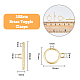 DICOSMETIC 20 Sets Eco-friendly Brass Toggle Clasps KK-DC0002-29-2