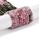 Chapelets de perles en tourmaline naturelle G-P514-A04-03-1