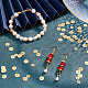 Sunnyclue 200 pièces 2 styles de perles d'espacement en laiton KK-SC0002-95-5