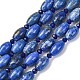 Natürlicher Lapislazuli Perlenstränge&nbsp;G-G453-C07-8x13mm-2
