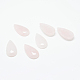 Naturales de cuarzo rosa piedras preciosas cabochons X-G-T024-15x30mm-13-1