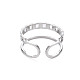304 anello per polsino a forma di catena barbazzale in acciaio inossidabile RJEW-N038-038P-2