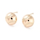 Brass Stud Earrings EJEW-F332-01G-1