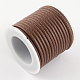 Imitation Leather Round Cords with Cotton Cords inside LC-R008-02-1