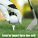 Craspire 50 pièces tees de golf en plastique à 5 broches FIND-CP0001-66-6