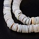 Natural Trochid Shell/Trochus Shell Beads Strands SHEL-P015-11-6
