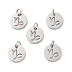 304 Stainless Steel Charms STAS-Q201-T445-10S-2