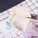 BENECREAT 25PCS Burlap Bags with Drawstring Gift Bags Jewelry Pouch for Wedding Party Treat and DIY Craft - 5.5 x 3.9 Inch ABAG-BC0001-05B-14x10-6
