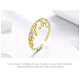 925 кольцо перста из стерлингового серебра RJEW-FF0011-02-5