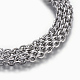304 Stainless Steel Multi-strand Bracelets BJEW-F354-01P-2