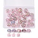 Nbeads 32 pièces 8 couleurs perles européennes de lampwork lumineux faites à la main GPDL-NB0001-10-1