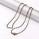 Brass Cable Chain Necklaces NJEW-JN01537-04-1