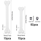 CHGCRAFT 3 Bags Plastic Bone KY-CA0001-48-2