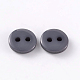 2-Hole Flat Round Resin Sewing Buttons for Costume Design BUTT-E119-14L-01-2