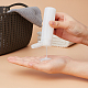 Pandahall 1 set trasparente cosmetico tubo morbido lozione di plastica crema shampoo spremere il tubo di imballaggio coperchio a vite bianco tappo a vibrazione per prodotti liquidi fai da te bottiglie multiuso 10.45x3 cm MRMJ-BC0001-11-3
