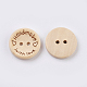Wooden Buttons BUTT-K007-08C-3