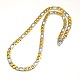 Fashionable 304 Stainless Steel Figaro Chain Necklaces for Men STAS-A028-N020-2