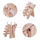 PandaHall Elite 12 Spool/Cone Foldable Wooden Thread Rack Holder Sewing Embroidery Thread Holder Sewing Organizer for Sewing Embroidery ODIS-PH0001-04-4