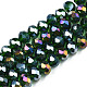 Electroplate Glass Beads Strands EGLA-A034-T6mm-B28-4