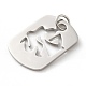 Hollow 304 Stainless Steel Pendants STAS-C086-04A-P-2