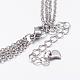 316 Surgical Stainless Steel Tiered Necklaces NJEW-JN01951-3