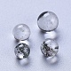 Quartz naturel vert lodolite / perles de quartz de jardin X-G-E558-02A-1
