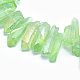 Electroplated Natural Quartz Crystal Beads Strands G-P368-05D-3