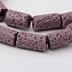 Synthetic Lava Rock Bead Strands G-N0118-16-1