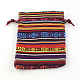 Panno stile borse sacchetti di imballaggio coulisse etnici ABAG-R006-10x14-01B-1